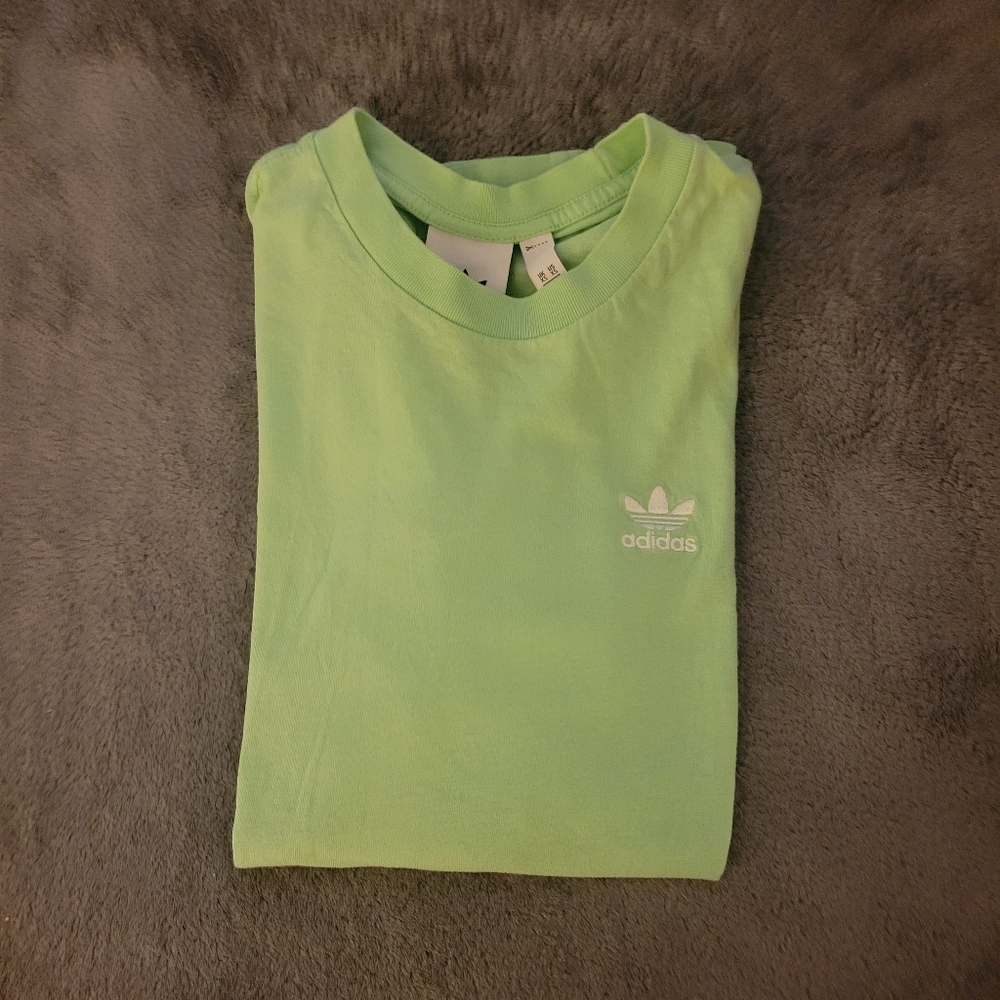 Adidas Mens Pistacho Green T-Shirt Size Small